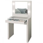 Penteadeira Kamila 1 Gaveta Com Espelho Branco - Pnr Móveis