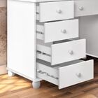 Penteadeira Led  Espelho 9 Gavetas Camarim Branco + Mimo