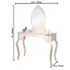 Penteadeira Luis Xv - Edn Móveis - Off White