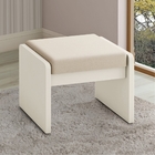 Penteadeira Lux com Led Off White com Banqueta