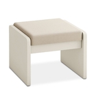 Penteadeira Lux com Led Off White com Banqueta