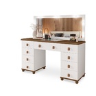 Penteadeira Luxo Eloa 100% Mdf Com Banqueta Camarim