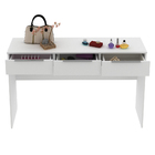 Penteadeira Madesa Camarim Carly com 3 Gavetas (Sem Painel)