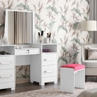 Penteadeira Meli Branco Liso