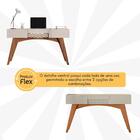 Penteadeira Multifuncional Com Espelho 3 Portas Retrô 136cm M