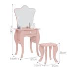 Penteadeira New Bambini - Rosa