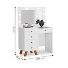 Penteadeira Nice Com Led Branco