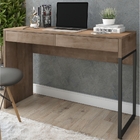 Penteadeira Nila 2 Gavetas Castanho Preto