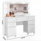 Penteadeira P/ Maquiagem Camarim Clean C/ Espelho Led Branco