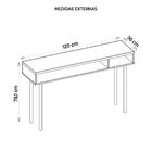Penteadeira Para Quarto Aparador Mult Marrom Caemmun