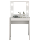 Penteadeira Para Quarto Decorativa Pe2017 Mpd Branco G69 - Gr