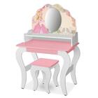 Penteadeira Princesa Encanto Rosa