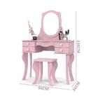 Penteadeira Princesa Infantil Rosa Patrimar