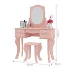 Penteadeira Princesa Rosa