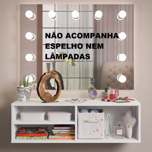 Penteadeira Quarto Salão Escrivaninha  Armário Aéreo Parede