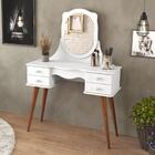 Penteadeira Retrô Atraente - Branco - Rpm Móveis