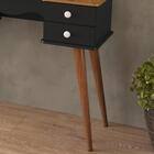 Penteadeira Retrô Atraente - Preto / Cumarú - Rpm Móveis