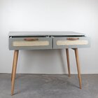 Penteadeira Retrô Com 2 Gavetas 77cm X 90cm Verti