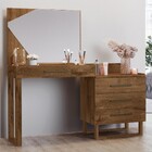 Penteadeira Santorini 4 Gavetas 100% Mdf Flex Brauna/off Whit