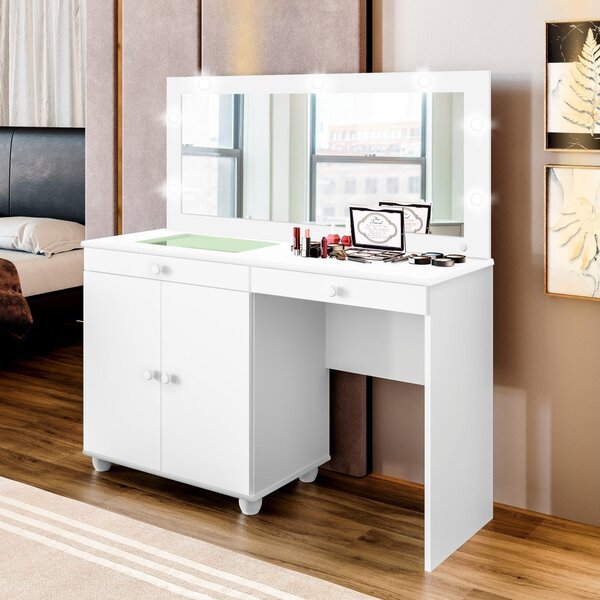 Penteadeira Sapateira 2 Portas 2 Gavetas Eliane Potente Móvei