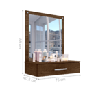 Penteadeira Supensa Com Espelho Paraty Malbec