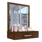 Penteadeira Supensa Com Espelho Paraty Malbec