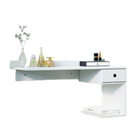 Penteadeira Suspensa 1 Gaveta 0,90m Charme Branco Ej Móveis