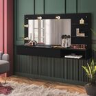 Penteadeira Suspensa Camarim Com Espelho E Prateleira Noemi P