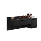 Penteadeira Suspensa Camarim Com Espelho Rouge Espresso Móvei