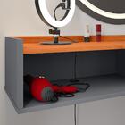 Penteadeira Suspensa Camarim Decor Porta Maquiagem Nicho Mult