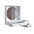 Penteadeira Suspensa Com Espelho 02 Gavetas Proddy