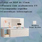 Penteadeira Suspensa Com Espelho 8400 Plla