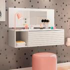 Penteadeira Suspensa Com Espelho 8400 Plla