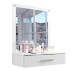 Penteadeira Suspensa Com Espelho Paraty Branco