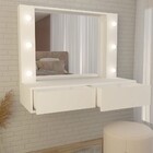 Penteadeira Suspensa Estrela 2 Gavetas Branco - Panorama Móve