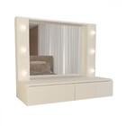 Penteadeira Suspensa Estrela 2 Gavetas Branco - Panorama Móve