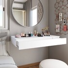 Penteadeira Suspensa Gavetão Branco - Panorama Móveis