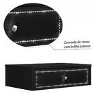 Penteadeira Suspensa Strass Gaveta C/ Divisória E Organizador