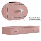 Penteadeira Suspensa Strass Gaveta C/ Divisória E Organizador