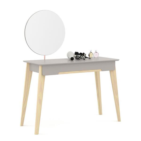 Penteadeira Tifanny Com Espelho Giratório Natural - Matic Móv