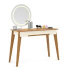 Penteadeira Tifanny Espelho Giratório Com Led Eco Wood - Mati