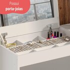 Penteadeira Versa Home 140cm 2 Gavetas Branco