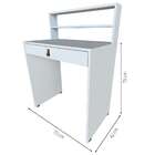 Penteadeira Zoe Cinza Cristal