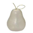 Pera Decorativa Dourada 15cm