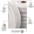 Percinta Elástica Branca Para Encosto 4 Cm Móveis Estofados D