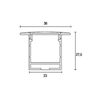 Perfi Line 1m Sobrepor 413610-01 Blumenau Preto