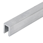 Perfil Abas Desiguais U Alumínio 1m x 9,5mm Natural Decal