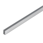 Perfil Abas Desiguais U Alumínio 3m x 12,4mm Branco Decal