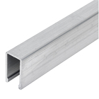 Perfil Abas Desiguais U Alumínio 3m x 12,4mm Branco Decal