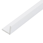 Perfil Abas Iguais L Alumínio 1m x 12,7mm Branco Decal